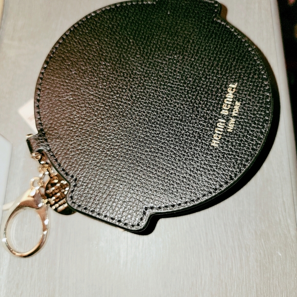 🤖HENRI BENDEL ROBOT GOLD GLITTER CENTENNIAL STRIPE BAG CHARM COIN PURSE♡♡NEW◇◇ - Picture 3 of 10